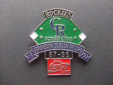 Coca Cola Honkbal The Rockies Season Record